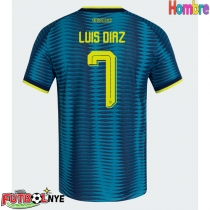 Camiseta Colombia Luis Diaz #7 Visitante Equipación Mundial 2026 manga corta